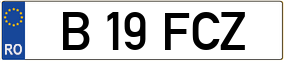 Truck License Plate